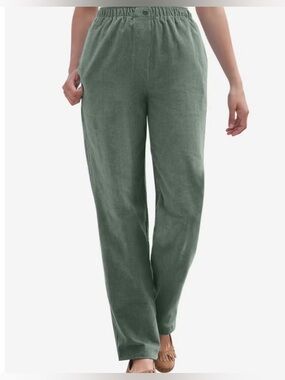 2 For 1 Woman Within Corduroy Pants Both size 18W